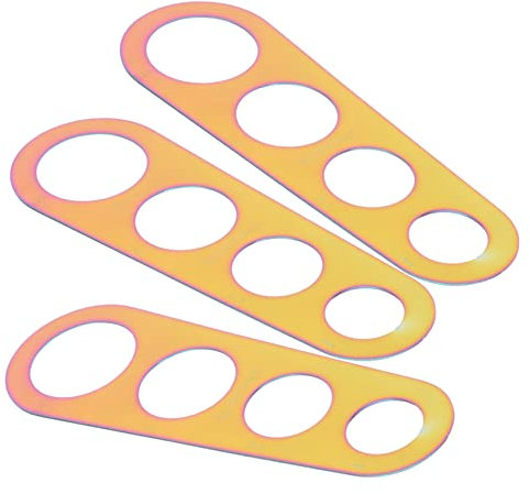 Alipis Medidor De Pasta Inoxidable 4 Orificios Herramienta Cocinero Control De Porciones