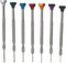 7 Piece Precision Screwdriver Set for Watch Repair Eyeglasses Jewelry and Electronics Repair Micro Screwdriver Set 0.6mm to 1.6mm