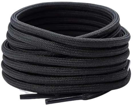 topolenashop Lacci Scarpe Rotondi 120cm Ø4mm Bianco/Nero | Resistenti e Comodi per Sneakers, Scarpe Sportive e Casual – Design Antislaccio Unisex Uomo Donna 64622/64623