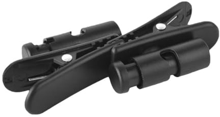 Alipis 2 Pinzas para Auriculares Negras Clips para Cables de Micrófono Abrazaderas de Fijación para Cable para Auriculares Accesorios para Micrófonos Uso en Conciertos y Ensayos