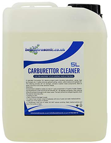 Ultrasonic Carburettor | Carb | Engine Cleaner 5 litre Fluid Solution 5L