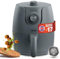 Linsar - Hot Air Fryer - 1.8L - incl. Timer and Individual Temperature Adjuster - Oil Free - More Energy Saving & Faster than Traditional Ovens - 1200 Watt (Grey)