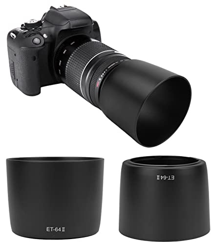 Zoomobjektiv Ef 70-300 Mm 58 Mm Huva, X1-4 Objektiv, Motljusskydd Et64Ii Kvalitetsplastkamera Motljusskydd För Efs Ef 75300Mm F 4.05.6 Is Usm