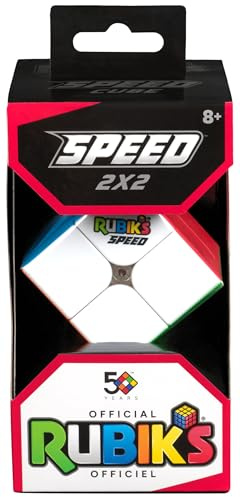 Rubik's - Speed Cube 2x2, original Ultra-leichtgängiger Zauberwürfel mit Magneten, hochwertige Verarbeitung für Einsteiger & Speedcubing-Profis, ab 8 Jahren