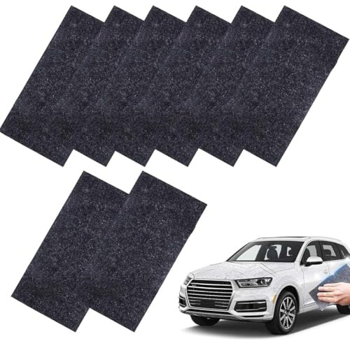 GXGM 8 Pezzi Panno Nano Rimuovi Graffi Auto, per Lucidatura e Manutenzione di Tutti i Veicoli rimuove graffi