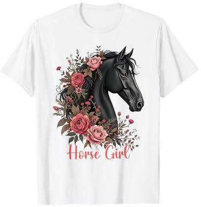 Horse Girl Horseback Riding and Equestrian T-Shirt