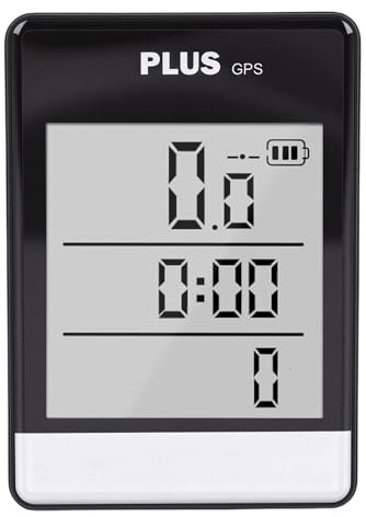 Asixxsix Computer della bicicletta GPS, Velocimetro in bicicletta senza fili Odometro con schermo LCD retroilluminato da 3,26 pollici, Modalità di sonno automatica, Prova dell'acqua