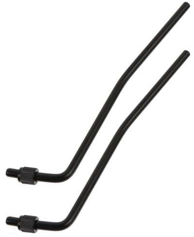 minkissy 2 piezas de barra doble para guitarra eléctrica, aleación de zinc durable con rosca de 9 mm, para sistema de trémolo eléctrico