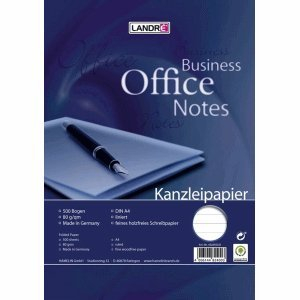 Landre Kanzleipapier Office A4 80 g/qm liniert ohne Rand