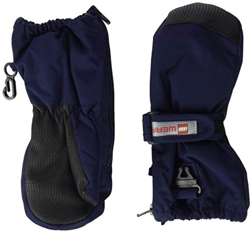 Lego Wear Unisex Baby Lwaripo - Lego Tec Play Winter Handschuhe, Dunkle Navy, 98/104 EU