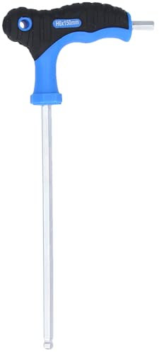 BRILLIANT TOOLS BT041006 Jeu de clés mâles coudées 6 pans creux à tête sphérique à poignée en T 6,0 x 150 mm [Powered by KS TOOLS]