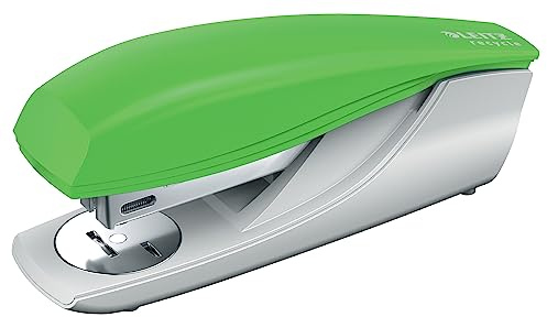 Leitz NeXXt Recycle Häftapparat, 30 Ark, Häftklamrar Ingår, Gul | Agrafeuse polyvalente jusqu’à 30 feuilles, fournie avec des agrafes, pour bureau, école et maison.