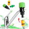 Gartenschlauch Adapter Wasserhahn, Wasserhahn Adapter Gartenschlauch, Schlauchanschluss Wasserhahn, Gartenschlauch Verbinder, Gartenschlauch Anschluss Wasserhahn für Garten Balkon Grün