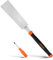 JORGENSEN 250mm Japansäge mit 0,5mm SK5 Klinge, Doppelte Kante japanische Handsäge 18TPI/7-12TPI, Profi Feinsäge Zugsäge für Holzbearbeitung Heimwerker Zimmermann