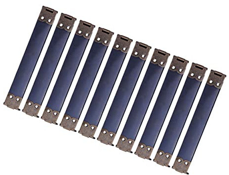 Operitacx Clip in Ferro per Chiusura Scatto Tasche 8cm 10 Pezzi Accessori Fai da Te per Borse e Portamonete per Realizzazione Borsa e Portamonete