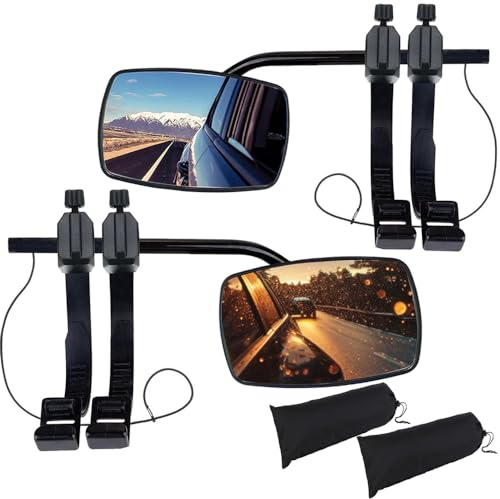 Jiahuade Wohnwagen Spiegel Auto,Spiegel Caravan,Caravan Außenspiegel,Außenspiegel Wohnwagen,Wohnwagen Spiegel Auto Universal,Universal Caravanspiegel,Abschleppspiegel
