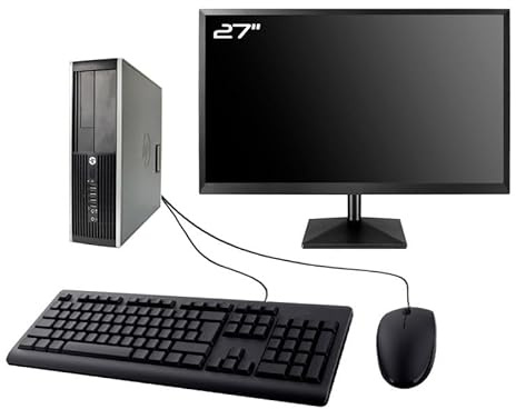 PC HP Compaq Elite 8300 SFF Ecran 27 Intel I3-3220 RAM 16Go SDD 240Go W11 WiFi (Reconditionné)