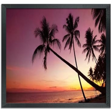 ASXBMIJO Bilderrahmen 53x53 cm Schwarzer Vollholz-Panoramabilderrahmen, Ideal für 53x53 cm Poster, Fotos und Kunstwerke, Unverzichtbarer Rahmen für wertvolle Erinnerungen (GA22B2121)