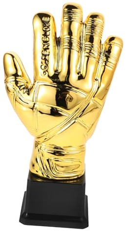 JOINPAYA Guanto da Calcio in Plastica Dorata Premio per Portiere, Riconoscimento per Ragazzo Ragazza, Decorazione per Competizioni e Tornei Calcistici