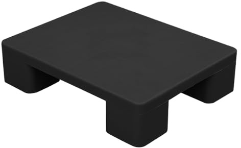 Paletas para almacenamiento en el sótano | 250 kilogramos de peso ligero de capacidad de carga - paletas de exhibición de suelo - para garaje interior exterior cocina supermercado almacén