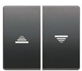 Bjc mega - Juego teclas pulsador interruptor persiana mega antracita cosso