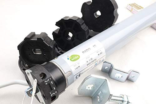 AWITALIA - Motore tubolare per tapparelle e tende con telecomando - portata 40-60-100 Kg. Garanzia 7 Anni