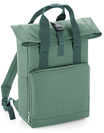 BagBase BG118 Twin Handle Roll-Top Backpack - Sage Green
