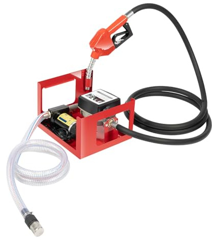 Pompe à diesel 12 V auto-amorçante Pompe à carburant 12 V 175 W 50 l/min Pompe à fioul pour réservoir d'huile, pompe à huile électrique, pistolet automatique, tuyau de 4 m, compteur | Bâton UE
