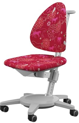 Moll Maximo Kinderschreibtischstuhl | mitwachsend & ergonomisch mit individuell Verstellbarer Sitzfläche und Rückenlehne | Drehstuhl ideal für Schulkinder | langlebig & hochwertig | Made in Germany