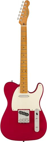Squier Limited Edition Classic Vibe '60s Custom MN Satin Dakota Red - E-Gitarre