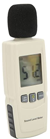 Schallpegelmesser 30~130 DBA Dezibelmesser, Schallpegelmesser, Verbessertes Dezibelmessgerät ± 1,5 DB, Hochpräzise ABS-Geräuscherkennung, Tragbares SPL-Messinstrument