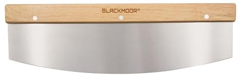 Blackmoor 65399 Pizza Cutter Rocker / 35cm Stainless Steel Pizza Slicer and Kitchen Tool with Protective Blade Cover