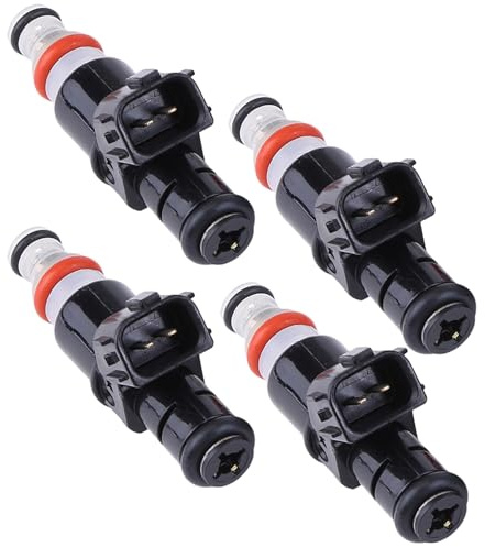 4PCS 16450-RB0-003 Fuel Injector Nozzles Compatible for Honda Jazz Mk3 16450RB0003 Petrol Fuel Injectors Car Petrol Injection Nozzles Replacement