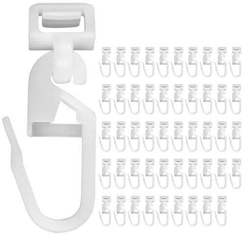 BODYA 50 ganchos de repuesto para cortinas Volvo Man IVECO DAF106 deslizadores blancos