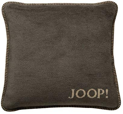 Joop, Kissenhülle Uni Doubleface Kastanie-Cashew Baumwolle/Polyacryl, Maße: 50cm x 50cm, 754684