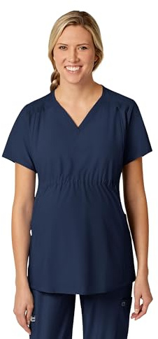 WonderWink Women's Maternity V-Neck Top Medical Scrubs