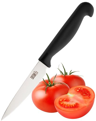 Taylors Eye Witness Element Cooks Knife - 10cm Cutting Edge with an Ultra Fine, Pointed Blade, Precision Ground from High Carbon Stainless Steel. 50 Year Guarantee.