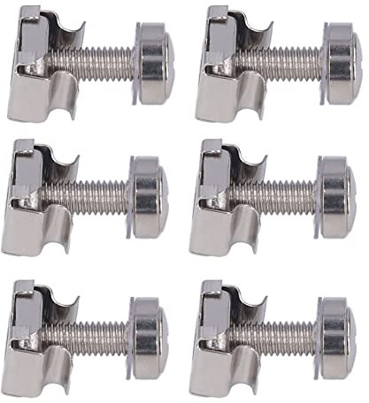 Set di Viti Dadi a Gabbia per Montaggio su Rack per Yacht Marini, Set 50 Dadi M5 M5x20 Ferro Placcato