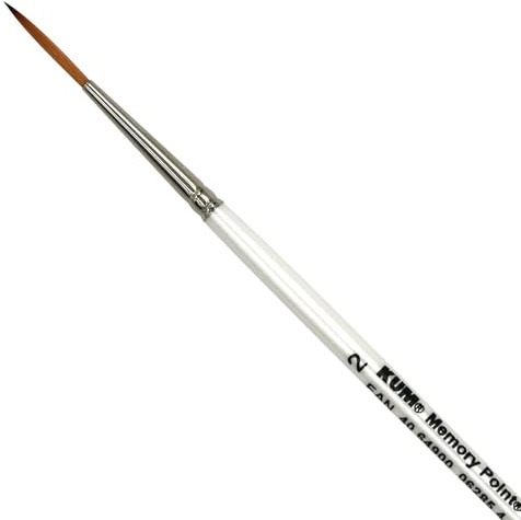 KUM 5145111 - Pincel Acuarela Memory Point Liner tamaño 2, 1 Pincel Artista