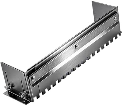 300-600mm/400-800mm - Peine de mortero ajustable con muescas para una aplicación rápida y uniforme de azulejos, paleta de acero inoxidable para enyesado
