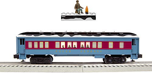 Lionel The Polar Express Disappearing Hobo Train Car, O Gauge Model Train Car with Illuminated Interior, Window Silhouettes, Operating Couplers, & Snow Detail, Ages 14+
