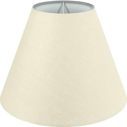 Wogati® Premium Lampenschirm E14/E27 Baumwolle | Verschiedene Größen & Farben | Creme/Größe: S | Für Stehlampe, Hängelampe und Tischlampe