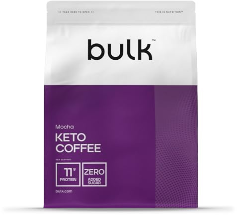 Bulk Keto Coffee, Riches en protéines, Cafè, Moka, 500 g