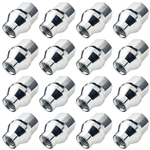 16 x hjulmuttrar med axel 6 mm skaftmutter M12 x 1,5 SW19 hjulmontering