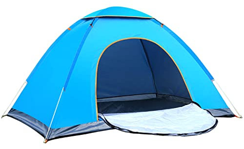 Hibtn Pop Up Tent,Instant Outdoor Camping Tent,UV UPF 50+ for 1 Person,Foldable Automatic Lightweight Beach Tent Sun Shelter, Easy to Install, Suitable for Family Picnic,Fishing,Hiking,Traveling