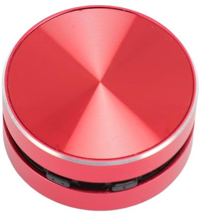 Cuifati Altavoz de Conducción ósea, Altavoz Inalámbrico Portátil Estéreo con Ventosa, Radio FM para Baño, Exterior (Rojo)