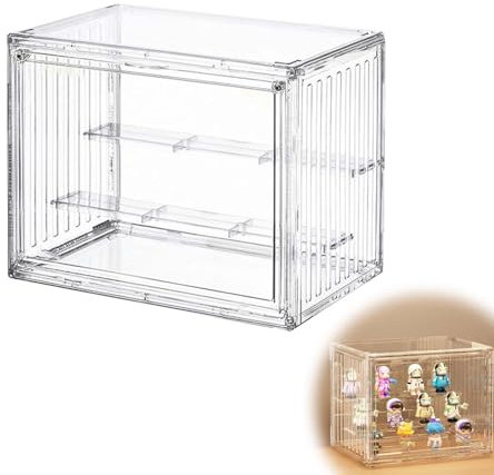 Présentoir En Acrylique, Vitrine De Collection Petite Boîte Aveugle Anti-Poussière Vitrine De Rangement Transparente Vitrine Pour Figurines D'action Jouets Poupées Modèles D'objets De Collection