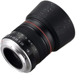 Fullformatsobjektiv med fast brännvidd 85 mm f/1.8-F22, manuell fokusering, porträttobjektiv, MC-flerskiktsbeläggning, 28° synfält(E mount)