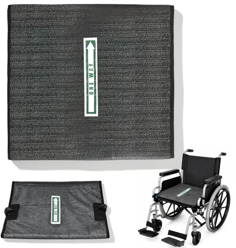 Rollstuhlkissen, Rollstuhl Antirutsch Sitzkissen Einweg Sitzkissen Rutschfestes Kissen zur Sturzprävention für ältere Menschen und Behinderte Verwendung Rollstühlen Stühlen Betten Mehr 43,2 x 43,2 cm