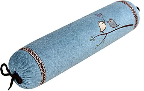 Justerbar bovete nackkudde för smärtlindring och stöd, rund halskudde med fasthetskontroll för bättre sömn